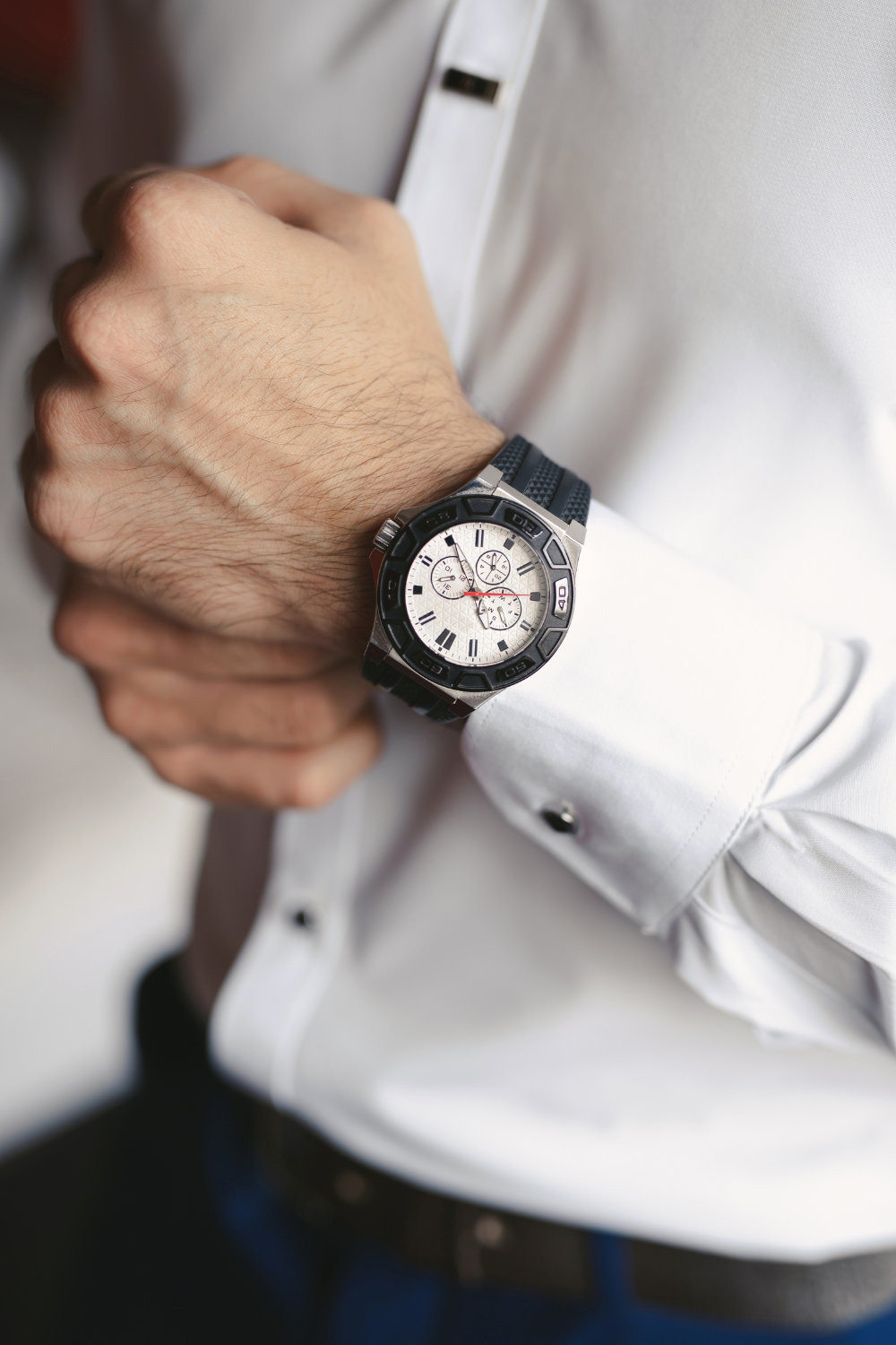 KHS Orologio Uomo INCSD.NSGO - Cronografo Digitale Con Cassa In Acciaio 55mm, Cinturino In Nylon Verde, Allarme E Calendario - 6